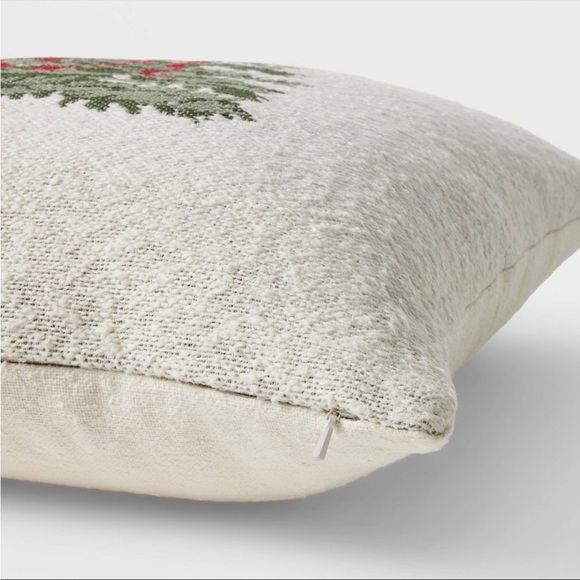 Studio McGee Threshold Woven Tree Square Throw Pillow *NEW* - Picture 4 of 6